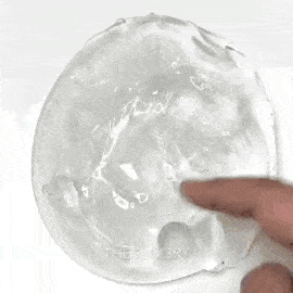 como fazer slime transparente