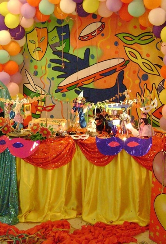 festa de carnaval infantil decoração