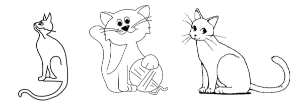 desenho de gato para criança