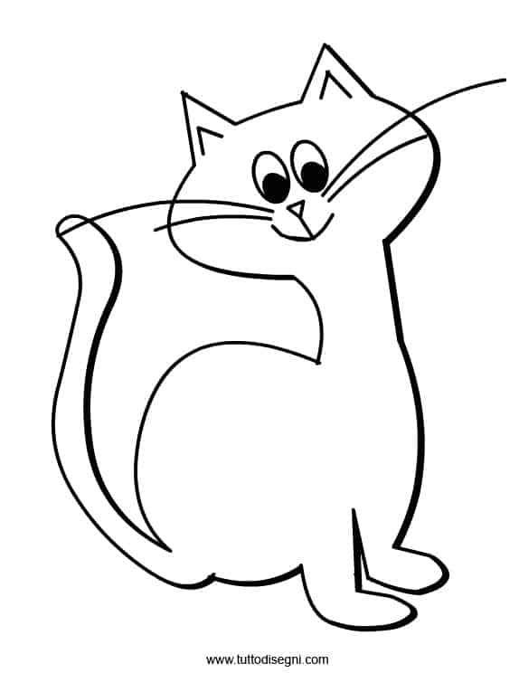 Gato simples - Desenho de godenilson1 - Gartic