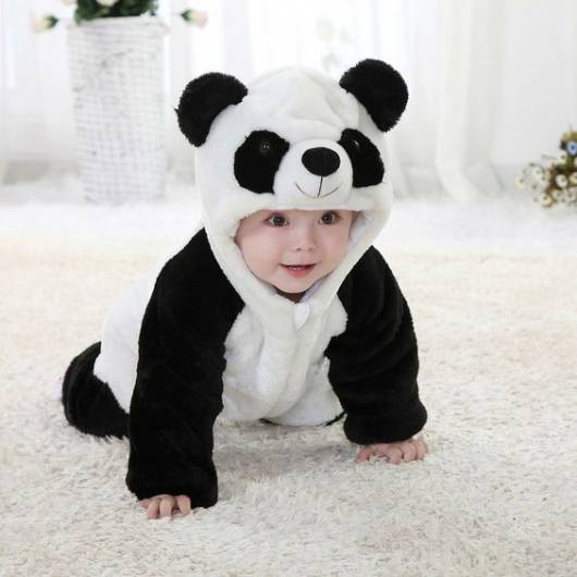 macacão de bichinho panda