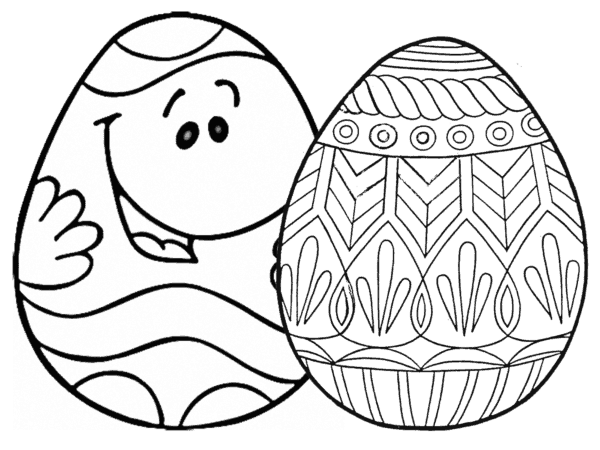 ideias de ovo de Páscoa para colorir