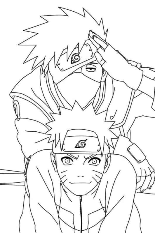 Desenhos para colorir do Naruto - Kakashi - Escola Educação  Naruto e  sasuke desenho, Desenhos para colorir, Páginas para colorir