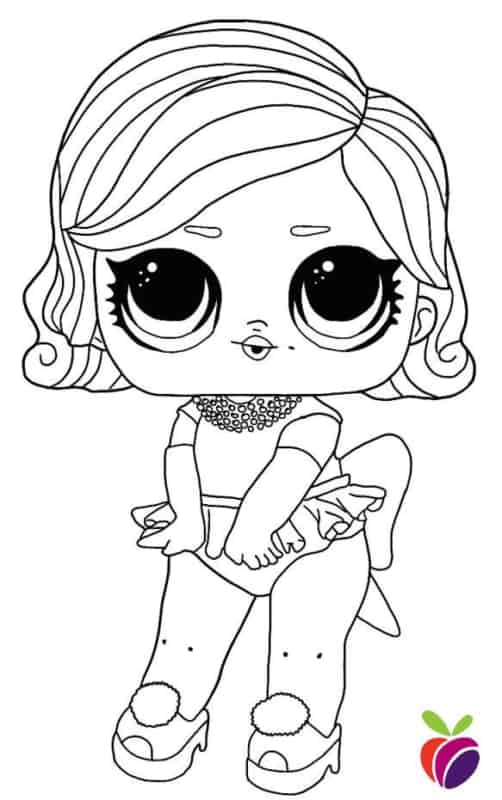 Desenhos para colorir LOL OMG Girl Lara - Desenhos para colorir grátis para  imprimir