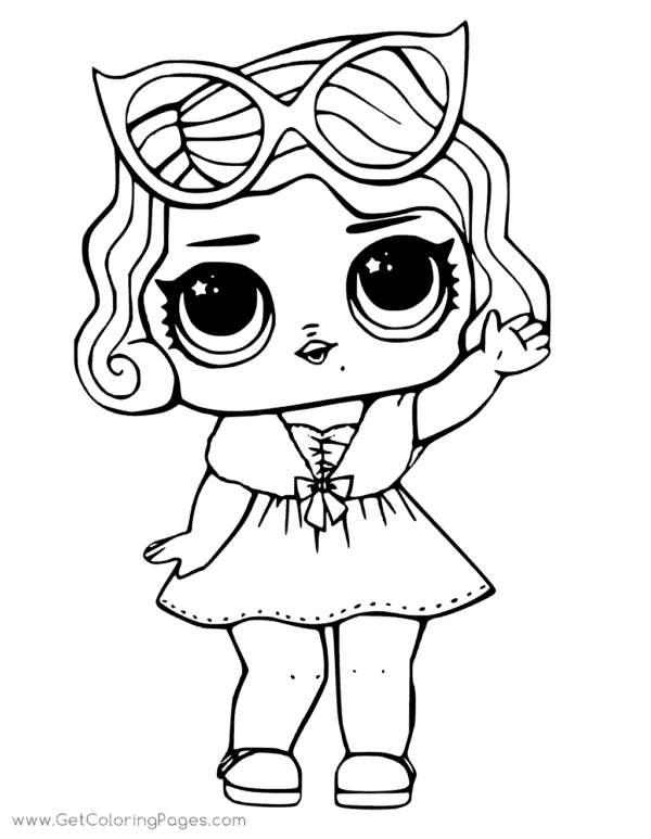 Desenhos para colorir LOL OMG Girl Lara - Desenhos para colorir grátis para  imprimir