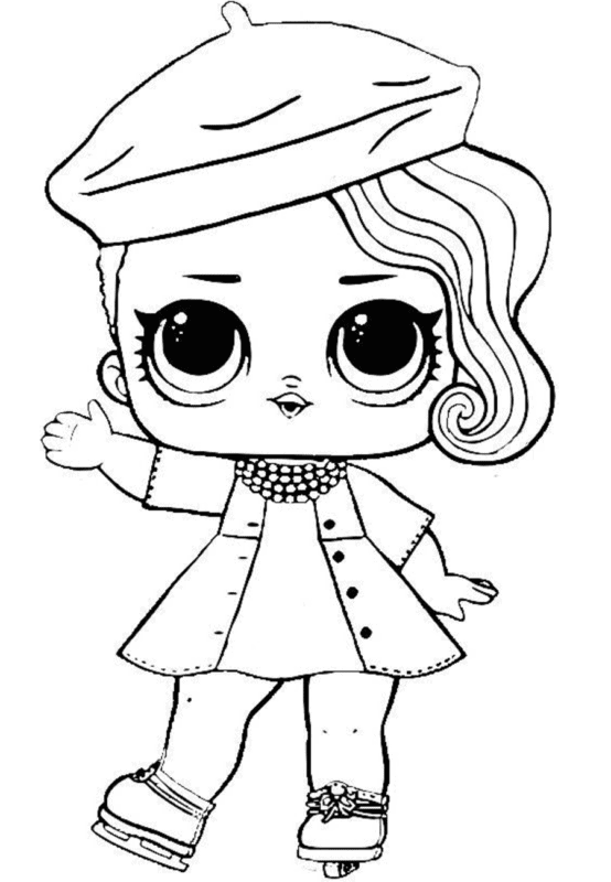 Desenhos para colorir LOL OMG Girl Lara - Desenhos para colorir grátis para  imprimir