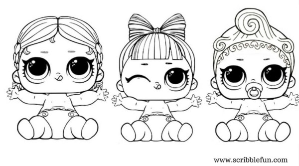 Desenhos para colorir LOL OMG Girl Lara - Desenhos para colorir grátis para  imprimir