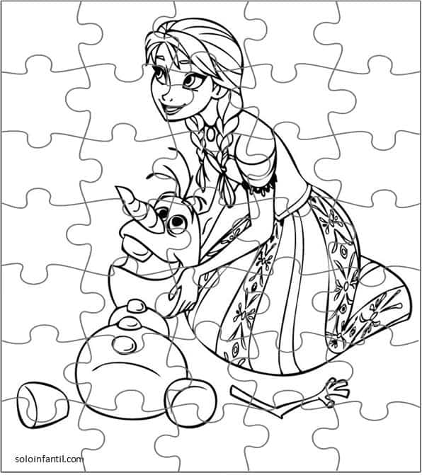 Desenho Para Colorir peça de quebra-cabeça - Imagens Grátis Para Imprimir -  img 27119