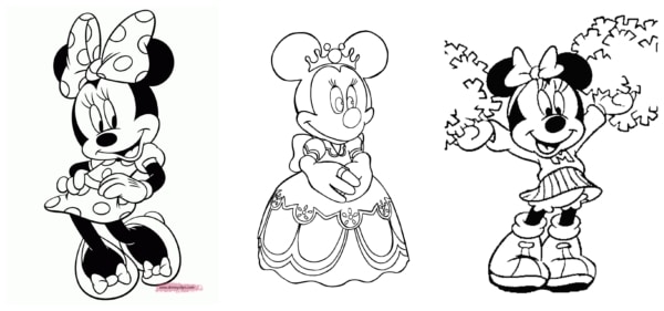 70 Desenhos Da【 Minnie Para Colorir 】 Imprima Grátis 7534