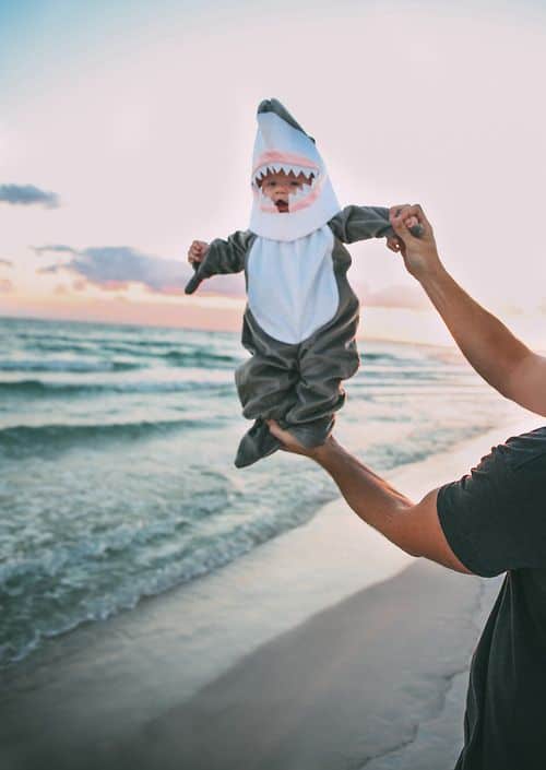fantasia de tubarão baby shark