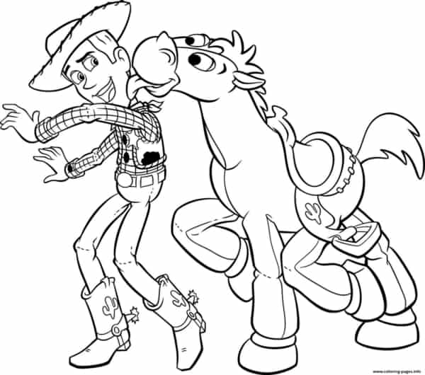 desenho do Woody para imprimir grátis