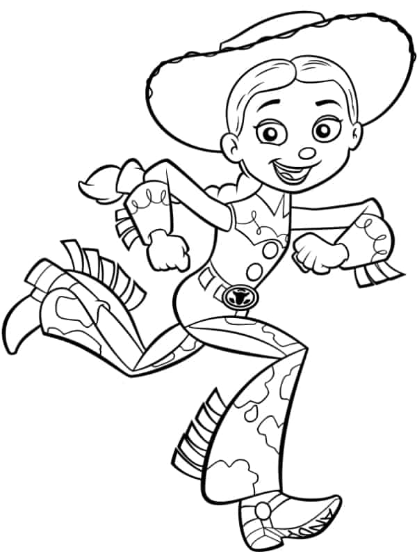 desenho Jessie Toy Story para imprimir grátis