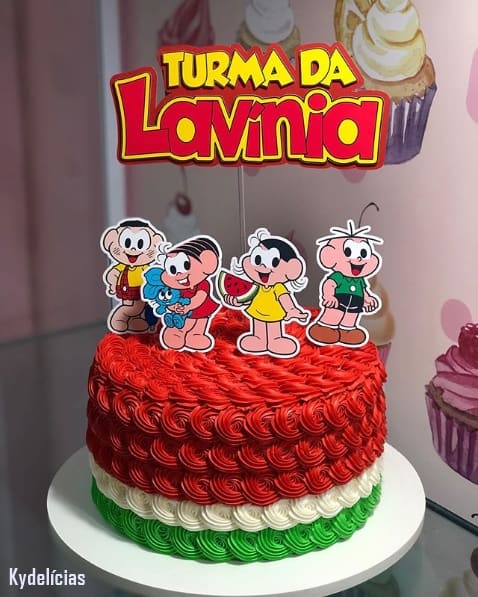 Bolo da Turma da Mônica: 90 inspirações para decorar a sua festa  Bolo  turma da monica, Bolos de desenho animado, Bolo festa infantil