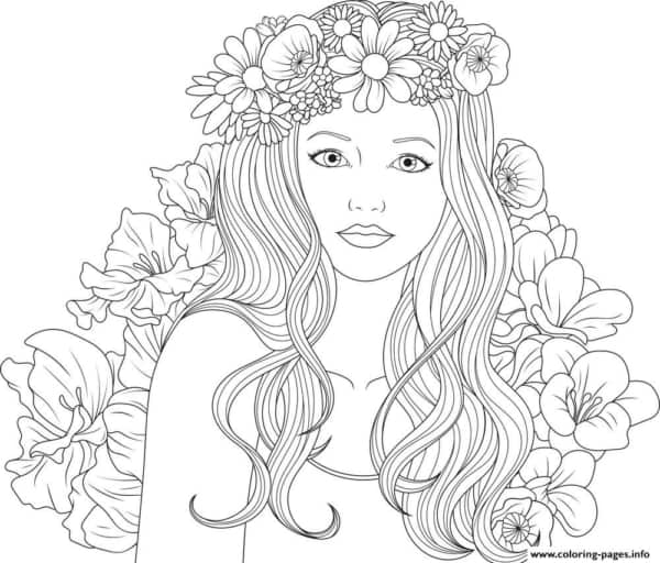 Desenho De Menina Para Colorir Images And Photos Finder