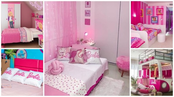 decoracao de quarto da Barbie