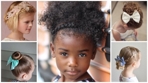 penteado infantil para casamento