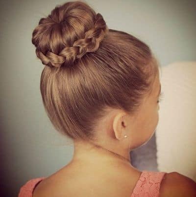 penteado infantil casamento