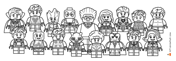 Desenhos para colorir lego marvel super-heróis 12 –  – Desenhos  para Colorir