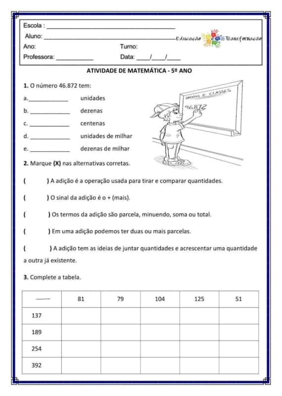 7 melhor ideia de Sinal maior e menor  atividades de matemática 3ano,  atividades de matemática divertidas, exercícios de matemática