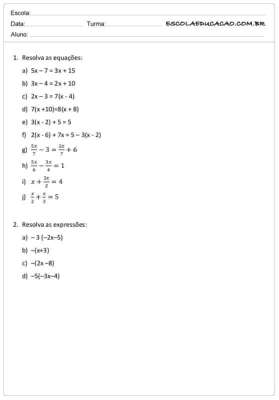 Quiz de Matemática 6º Ano #4  Operações de Matemática do 6º Ano [Apenas 7%  Acerta Todas] 