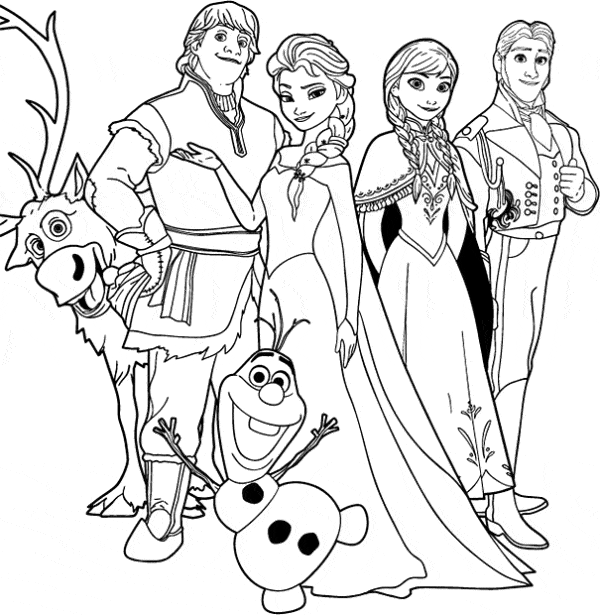 Personagens do filme Frozen