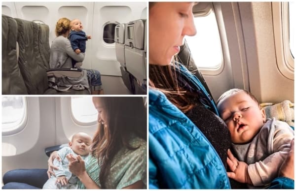 como viajar de aviao com bebe