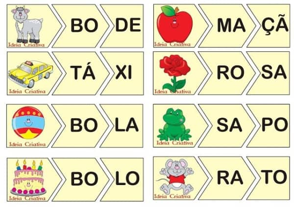 Jogos de Alfabetização para Imprimir, PDF