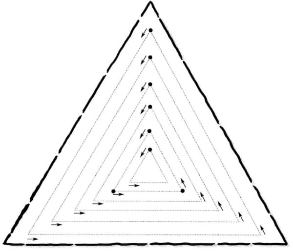 Triangulos atividades de coordenacao motora fina