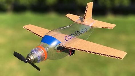 11 modelo de aviao de garrafa PET e papelao
