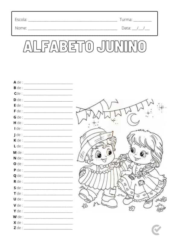 alfabeto junino