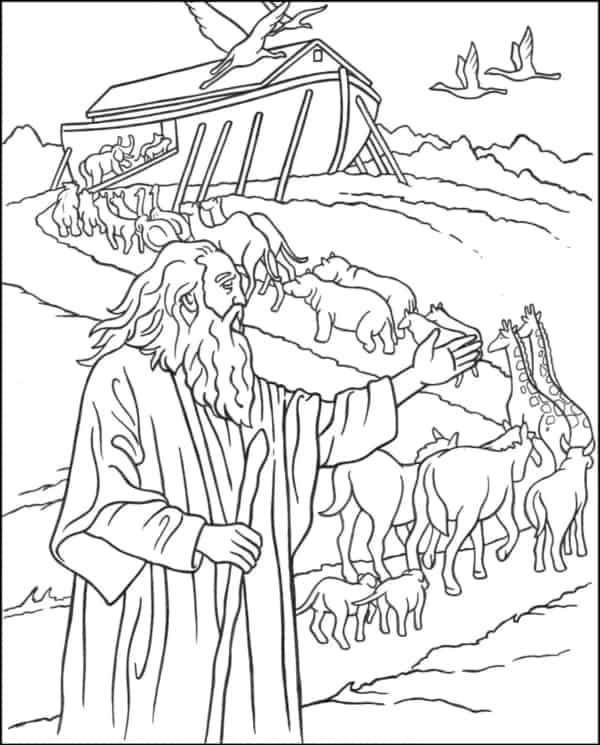 11 atividade da Arca de Noe para imprimir e pintar