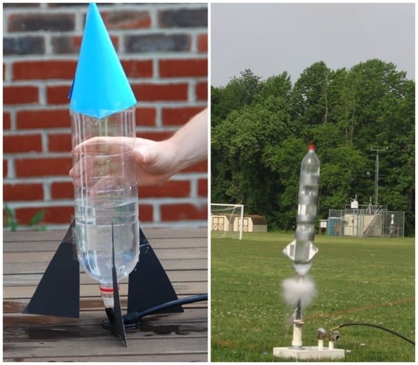 12 ideias de foguetes de garrafa pet que voam