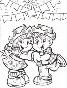 Festa Junina para Colorir: +65 Desenhos GRÁTIS para Imprimir!