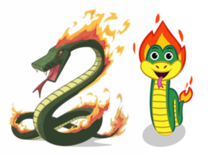 +15 desenhos do BOITATÁ para colorir e imprimir GRÁTIS!
