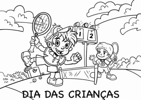 DESENHOS DO DIA DAS CRIANÇAS PARA IMPRIMIR E COLORIR, PINTAR — SÓ ESCOLA