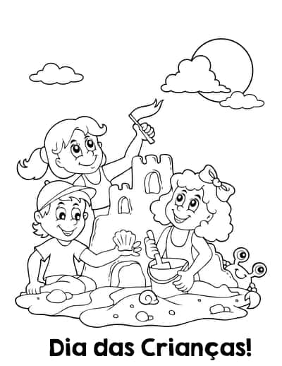 45 desenhos de Dia das Crianças para colorir e imprimir!