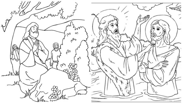 30 desenhos de Jesus para imprimir gratis