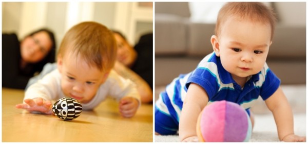 6 atividade para bebes com bola