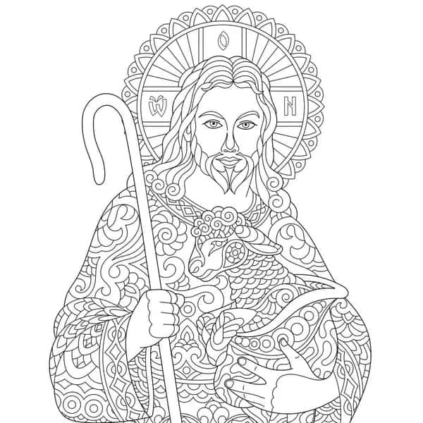8 desenho de Jesus para imprimir gratis e pintar