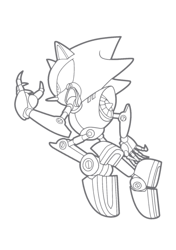 Metal Sonic desenho