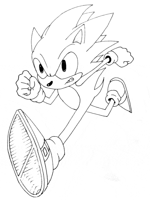 Metal Sonic para pintar