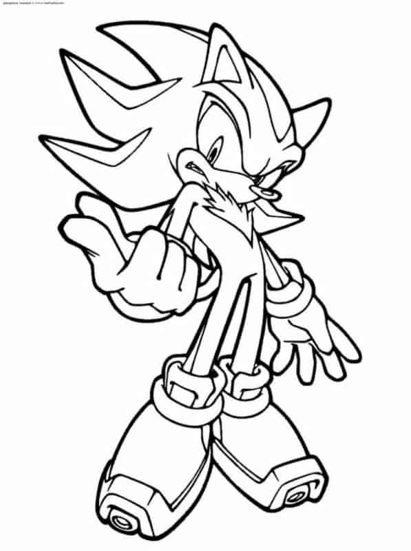 Desenhos para colorir Sonic