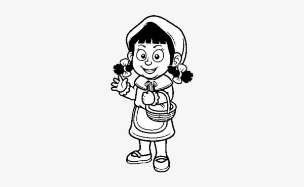 271 2718561 a little red riding hood coloring page chapeuzinho