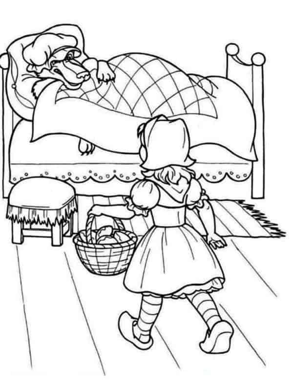 little red riding hood coloring pages 11
