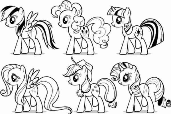 1 desenho para imprimir My Little Pony