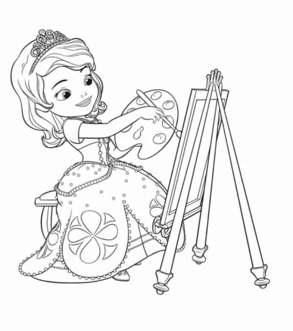 60 Desenhos Da Princesa Sofia Para Colorir E Imprimir 