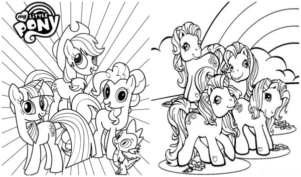 60 desenhos【MY LITTLE PONY PARA COLORIR】grátis!