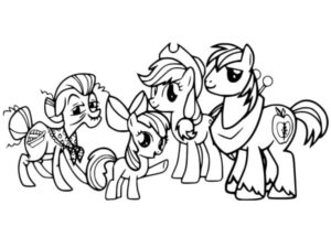 +60 desenhos【MY LITTLE PONY PARA COLORIR】grátis!