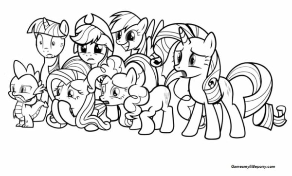15 desenho gratis para imprimir e pintar My Little Pony