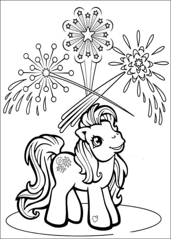 32 desenho personagem My Little Pony para colorir